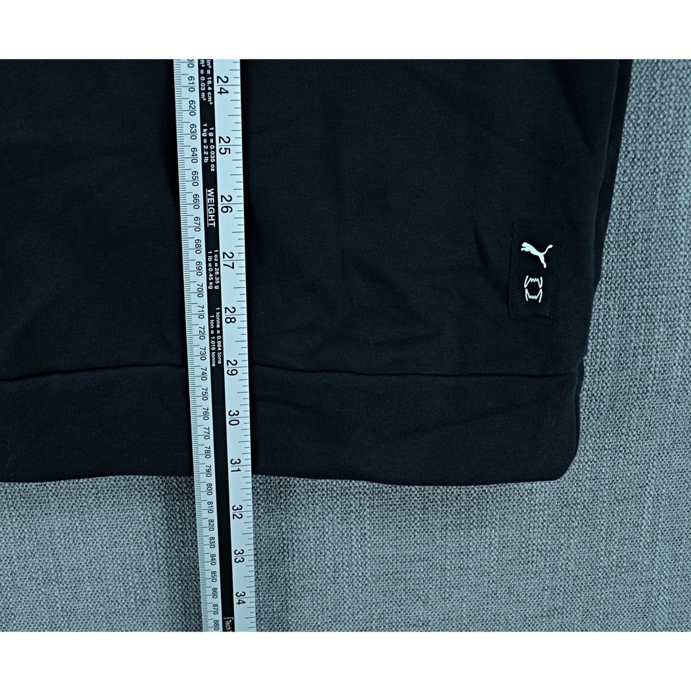 Puma Hoodie Men's 2XL Black Hoops Posterize 2.0 Sweatshirt Graphic Pullover NWT - Picture 8 of 12